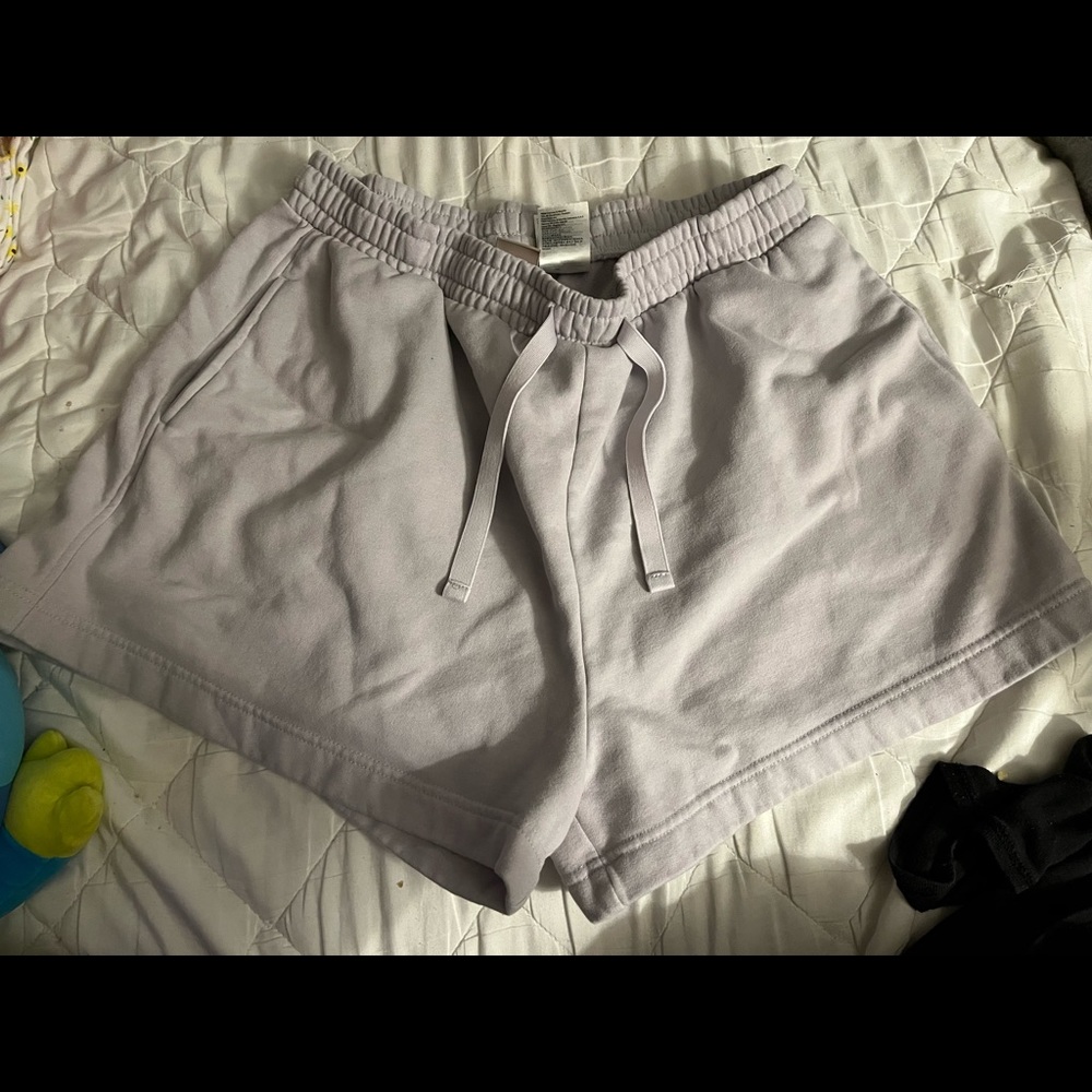H&M boy shorts in the color lavender in size large